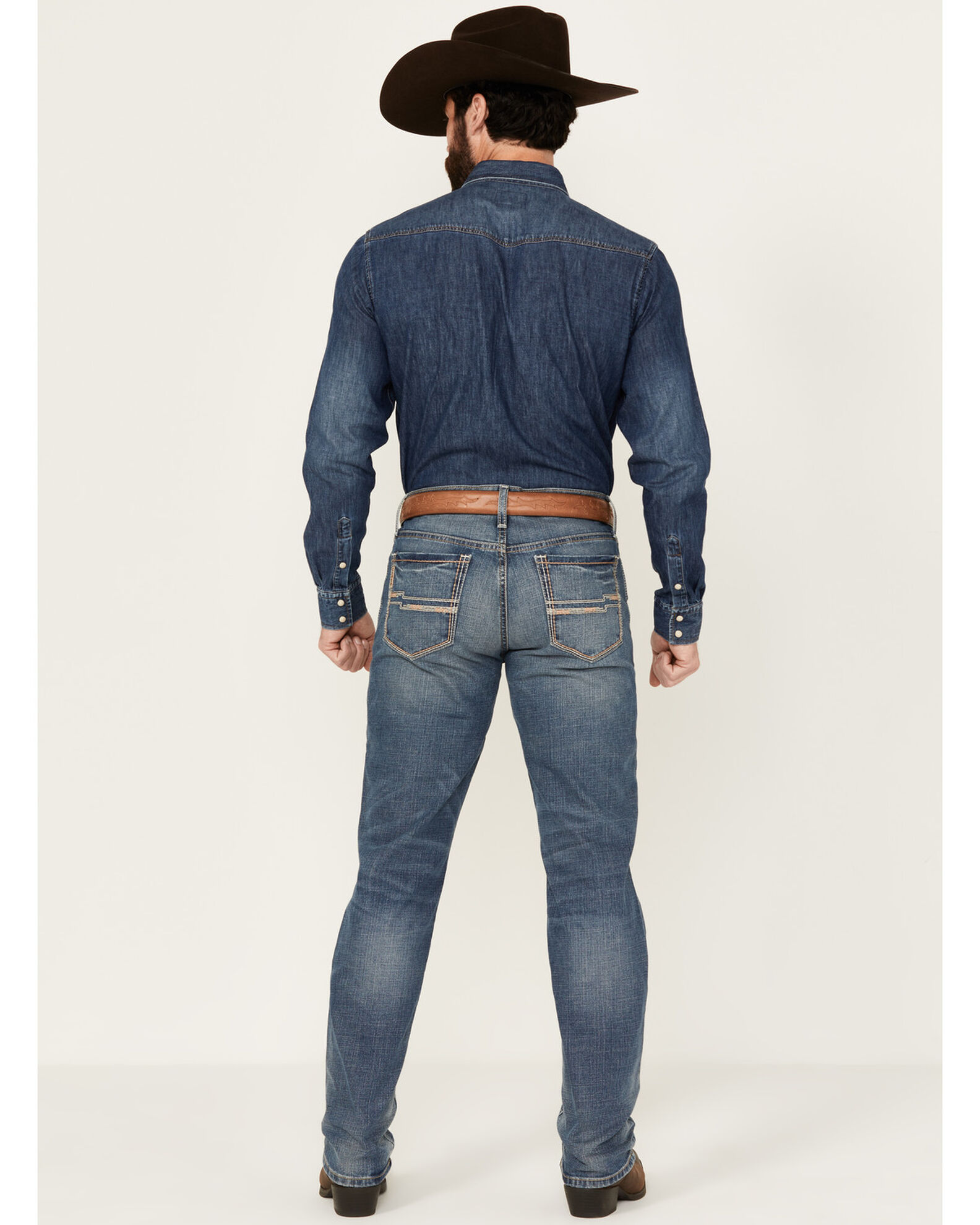 Cinch Men's Jesse Medium Stonewash Slim Straight Performance Stretch Jeans  | Sheplers