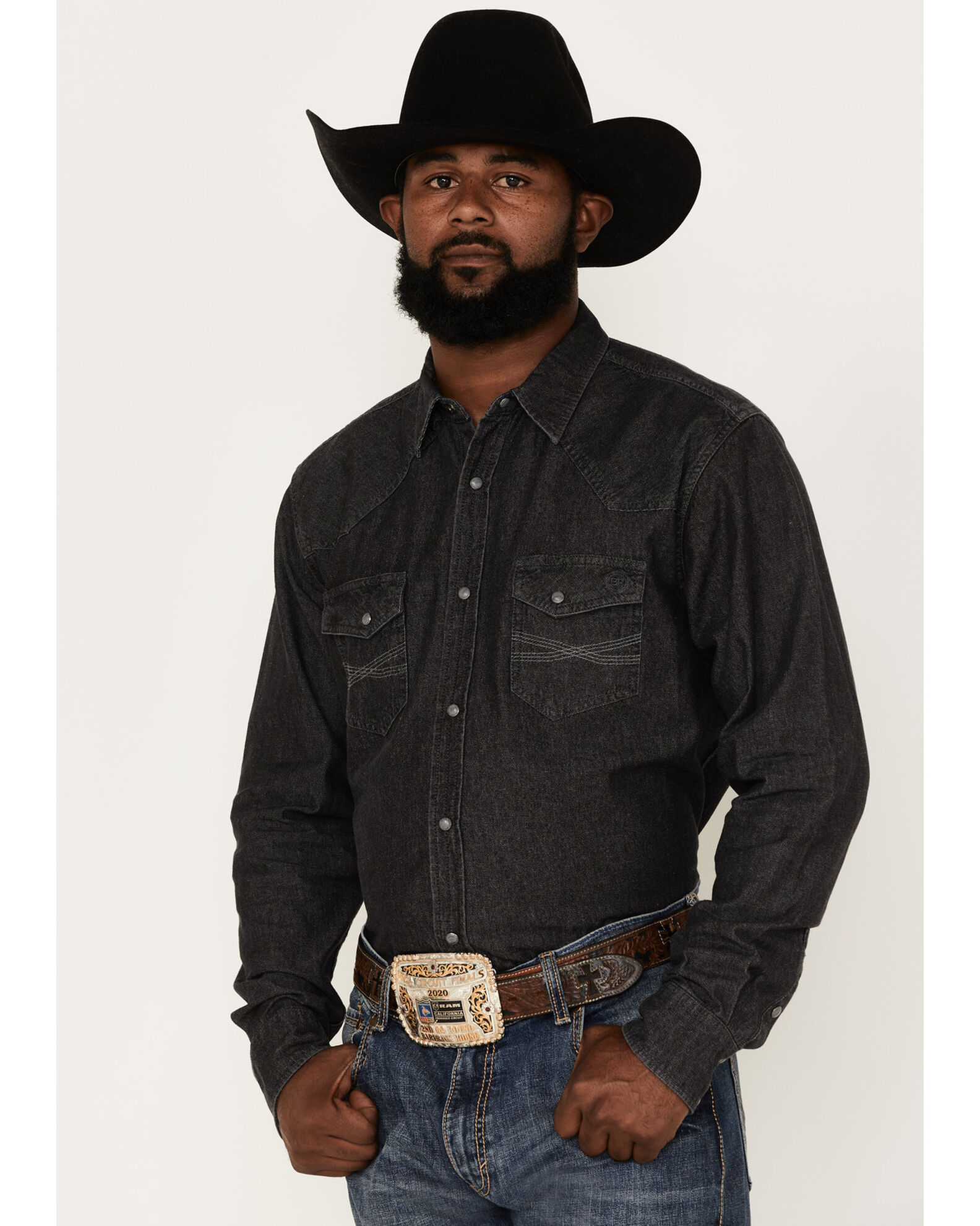 Mens long sleeve cowboy shirts online