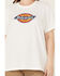 Image #3 - Dickies Women's Logo Short Sleeve Graphic Tee - Plus, White, hi-res
