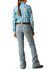 Image #3 - Ariat Girls' Lennon Trouser Mid Rise Denim Jeans, Blue, hi-res