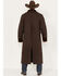 RangeWear by Scully Men's Long Canvas Duster, Walnut, hi-res