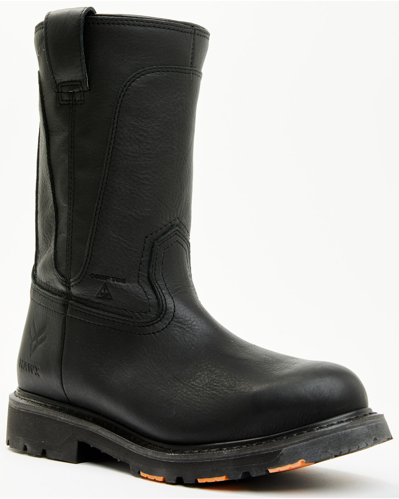 Hawx Men s 11 Industrial Wellington Work Boots Composite Toe Sheplers