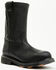 Image #1 - Hawx Men's 11" Industrial Wellington Work Boots - Composite Toe, Black, hi-res