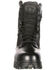 Rocky Men's 8" AlphaForce Zipper Waterproof Duty Boots, Black, hi-res