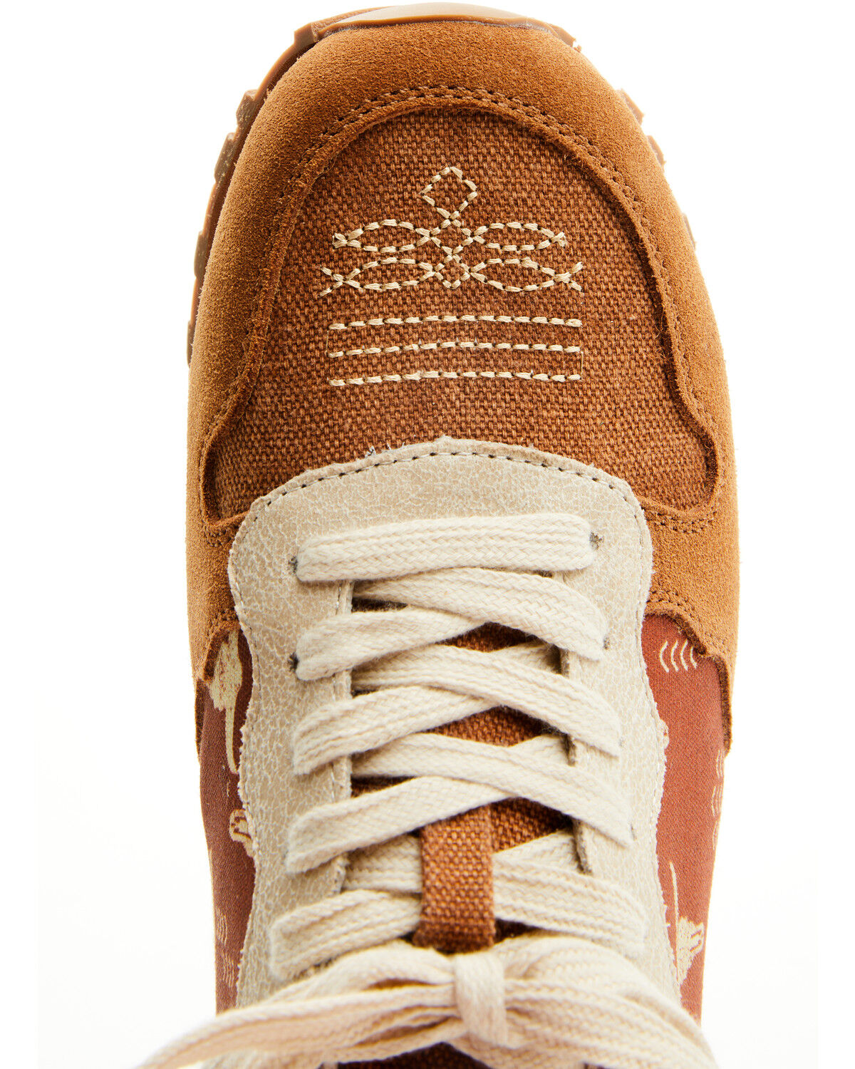 Image #6 - Roper Women's Giddy Up Longhorn Casual Shoes, Brown, hi-res