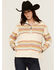 Image #1 - Pendleton Women's Striped Sweater, Ivory, hi-res