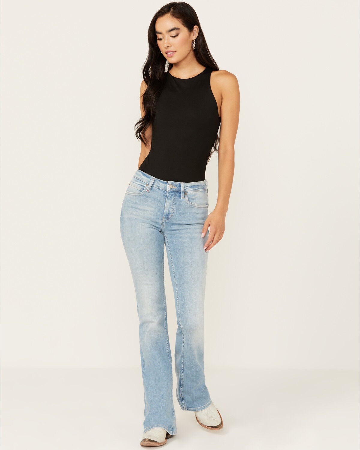 Idyllwind Women's Rebel Mid Rise Bootcut Stretch Denim Jeans, Light Wash, hi-res