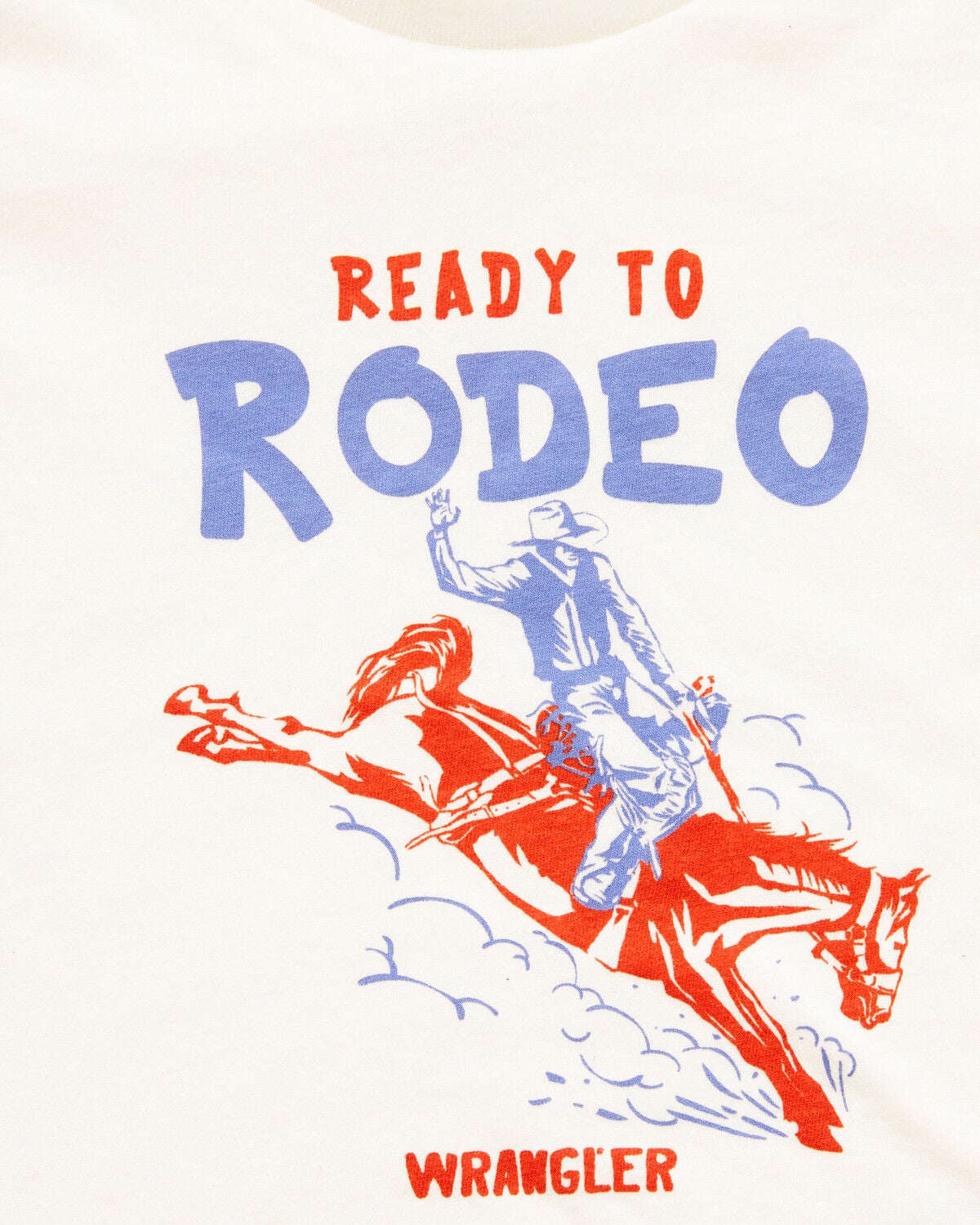 Image #2 - Wrangler Toddler Boys' Ready Rodeo Short Sleeve Graphic T-Shirt, White, hi-res