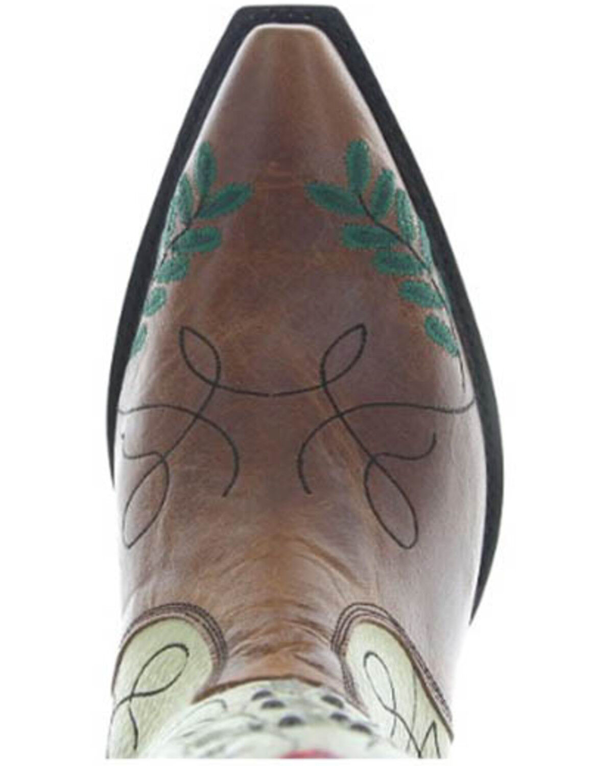 Image #6 - Old Gringo Women's Full Bloom Tall Western Boots - Snip Toe, Cream, hi-res