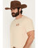 Image #3 - Hooey Men's Wild Ride Short Sleeve Graphic T-Shirt, Tan, hi-res