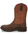 Justin Women's Starlina Western Boots - Broad Square Toe, Brown, hi-res
