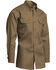 Image #2 - Lapco Men's Solid FR Long Sleeve Button Down Uniform Work Shirt, Beige/khaki, hi-res