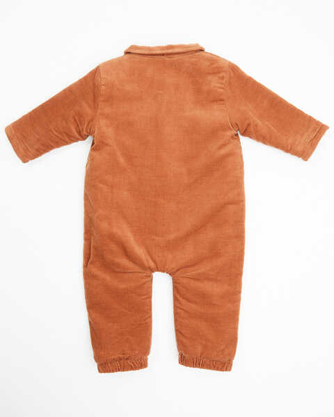 Image #3 - Rylee & Cru Infant Boys' Corduroy Baby Jumpsuit , Rust Copper, hi-res