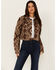 Image #1 - Shyanne Women's Cropped Southwestern Print Jacket, Medium Brown, hi-res