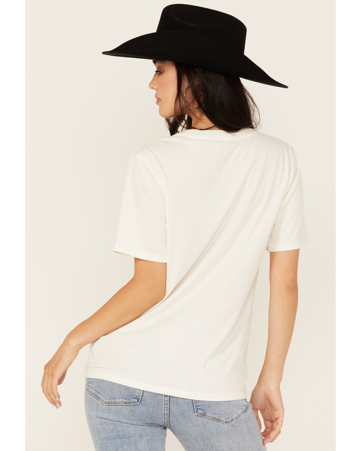 Image #4 - Shyanne Women's Howdy Photo Short Sleeve Graphic Tee, Cream, hi-res