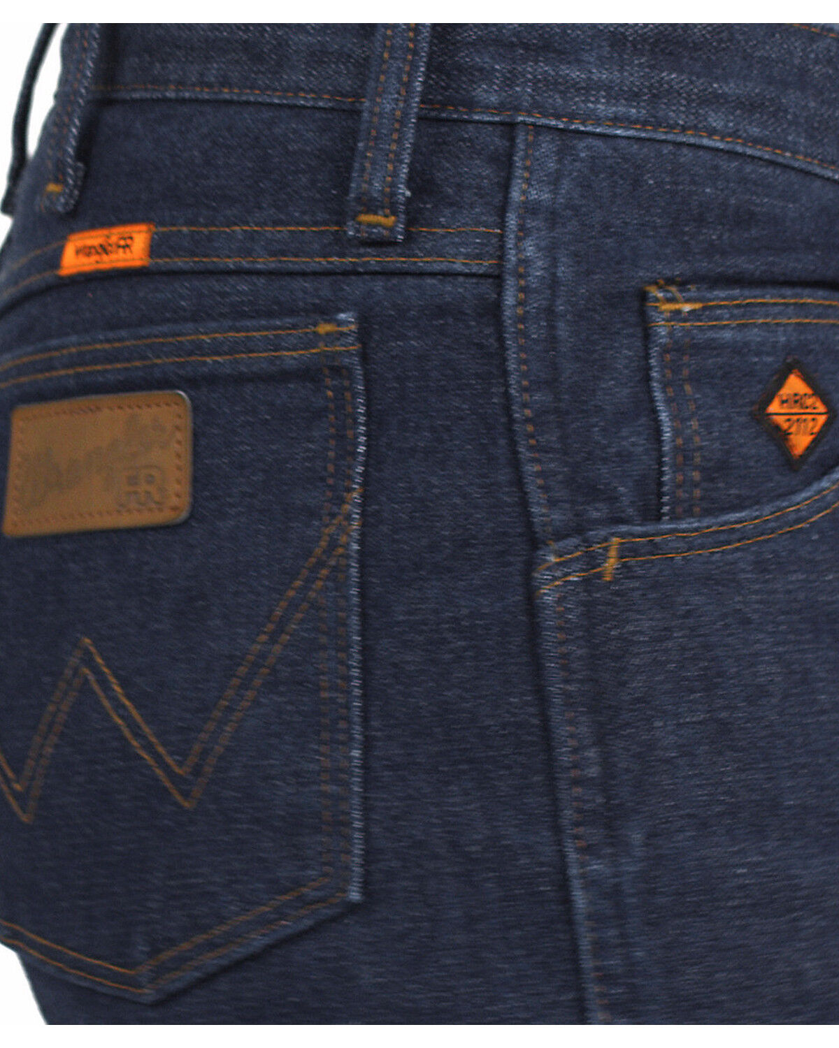 Image #4 - Wrangler Men's FR Slim Fit Straight Jeans, Indigo, hi-res