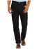 Image #1 - Levi's Men's 505 Prewashed Regular Straight Leg Jeans, Black Out, hi-res