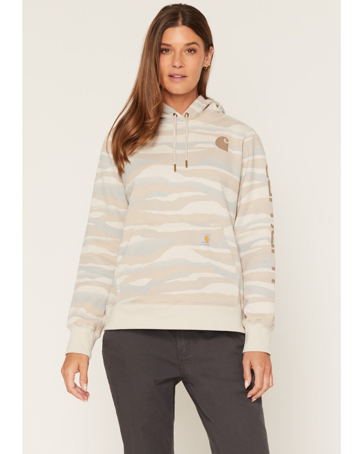 Carhartt Women's Marquette Camo Print Hoodie, Multi, hi-res