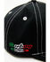 Image #2 - Cowboy Hardware Men's Mexico Flag Bull Rider Ball Cap, Black, hi-res