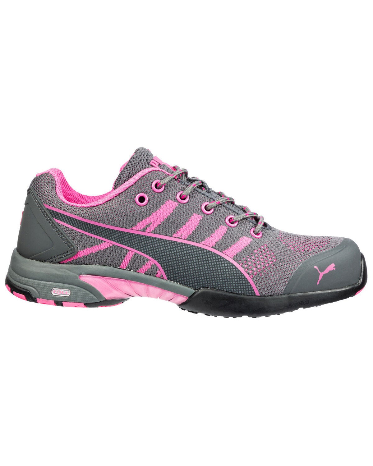 Puma Safety Women's Celerity Knit Work Shoes - Steel Toe, Grey, hi-res