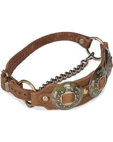 brown leather boots with straps