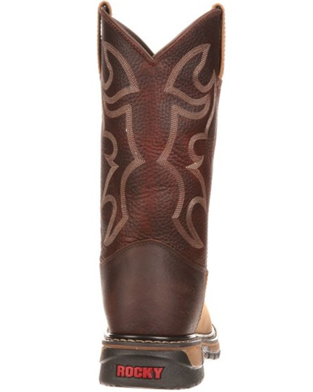 Image #5 - Rocky Men's Branson Roper Work Boots - Soft  Toe, Brown, hi-res