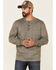 Moonshine Spirit Men's Light Brown Upper Lodge Long Sleeve Henley Pocket T-Shirt, Brown, hi-res