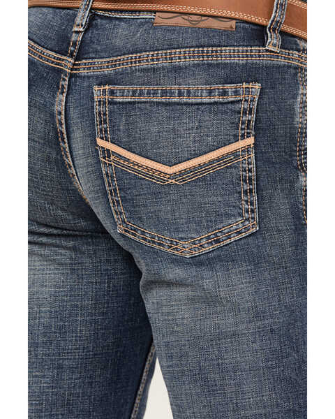 Image #2 - Cody James Men's Stonewall Dark Wash Slim Bootcut Stretch Denim Jeans, Dark Medium Wash, hi-res