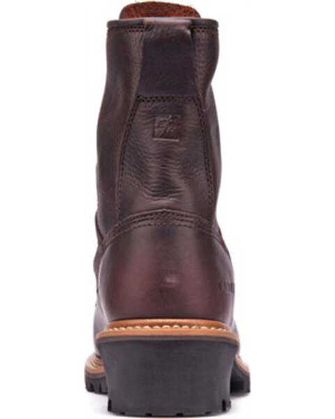 Carolina Men's Logger Boots - Round Toe, Brown, hi-res