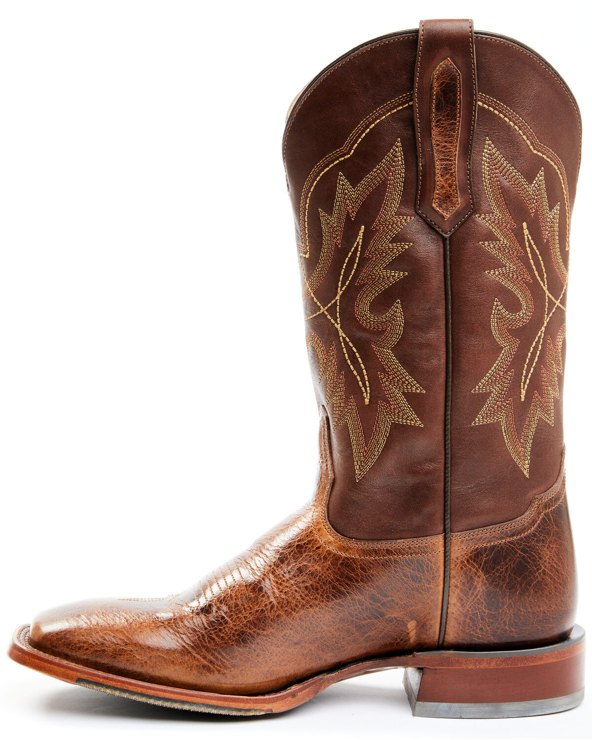 Image #3 - Cody James Men's Blue Collection Western Performance Boots - Broad Square Toe, Brown, hi-res