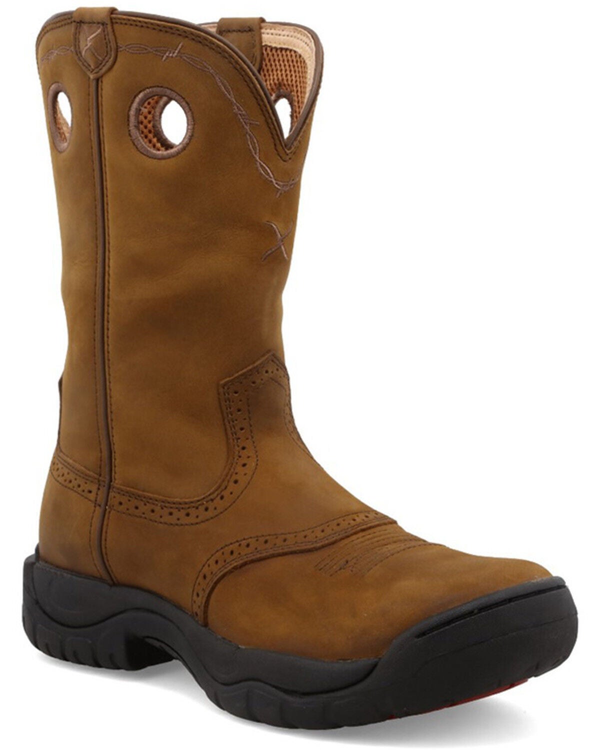 Twisted X Men's All Around Barn Boots - Soft Toe, Distressed, hi-res