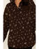 Image #3 - Ariat Women's Branding Print Long Sleeve Button-Down Western Shirt, Cream, hi-res