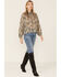 Image #4 - Revel Women's Paisley Print Long Sleeve Woven Chiffon Peasant Top, Black, hi-res