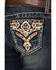 Grace in La Girls' Dark Wash Mid Rise Bootcut Jeans, Dark Wash, hi-res