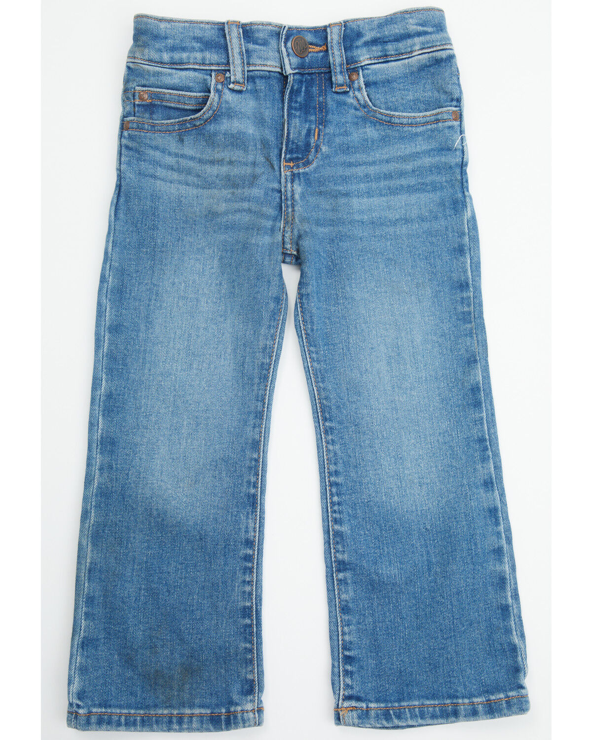 Image #3 - Wrangler Toddler Girls' Medium Wash Bootcut Denim Jeans, Medium Wash, hi-res