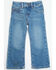 Image #3 - Wrangler Toddler Girls' Medium Wash Bootcut Denim Jeans, Medium Wash, hi-res