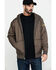 Image #1 - Ariat Men's Rebar Cold Weather Reversible Work Hoodie, Bark, hi-res