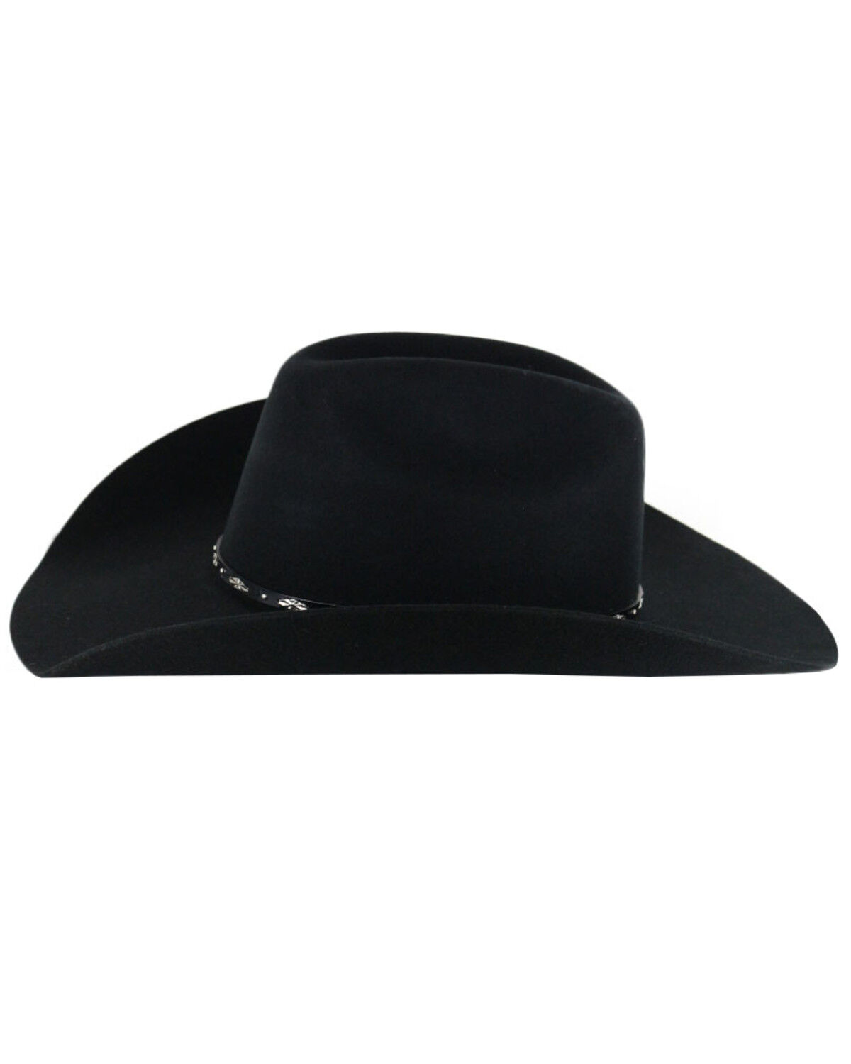 Image #4 - Cody James Drifter 3X Felt Cowboy Hat, Black, hi-res