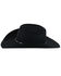 Cody James Men's Drifter 3X Rider Crown Wool Felt Cowboy Hat, Black, hi-res