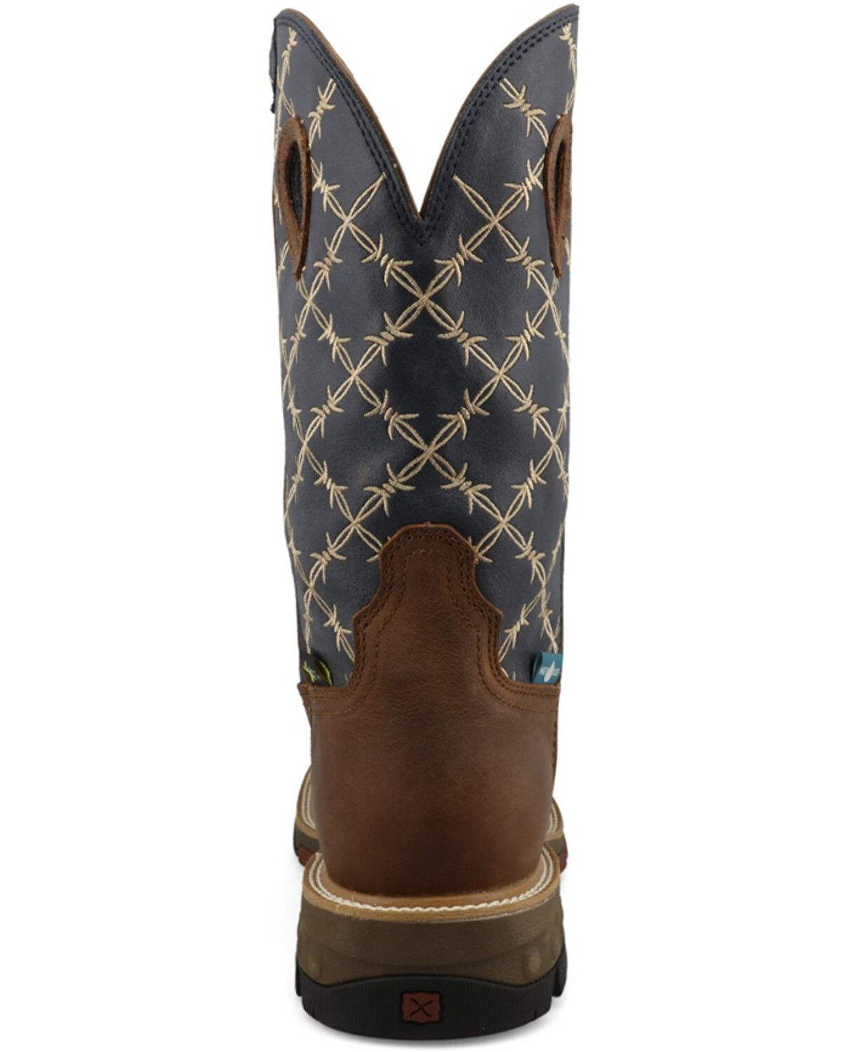 Image #5 - Twisted X Men's Waterproof Pull-On Work Boots - Nano Composite Toe, Brown, hi-res