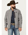 Image #1 - Justin Men's Stillwater Softshell Jacket, Heather Grey, hi-res
