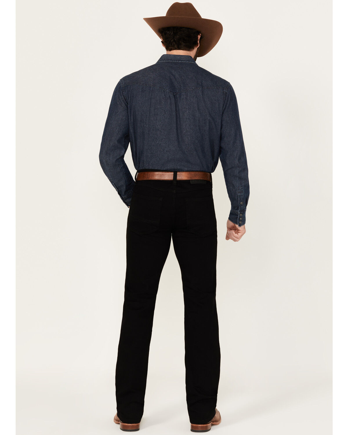 Image #3 - RANK 45® Men's Ambush Slim Straight Performance Stretch Denim Jeans, Black, hi-res