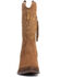 Image #3 - Golo Women's Contrasting Inlaid Sun Western Boots - Round Toe, Camel, hi-res