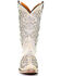 Image #4 - Corral Girls' Glitter Inlay Boots - Snip Toe, White, hi-res