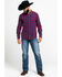 Image #6 - Levi's Men's Red Mondy Plaid Long Sleeve Western Flannel Shirt, Red, hi-res