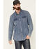 Image #1 - Rock & Roll Denim Men's Long Sleeve Denim Western Shirt, Blue, hi-res