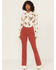 Image #1 - Wrangler Retro Women's High Rise Bailey Bootcut Denim Jeans, Red, hi-res