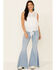Cotton & Rye Outfitters Women's Eyelet Tie-Front Sleeveless Top , White, hi-res
