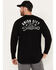 Image #3 - Ariat Men's Rebar Stretch Union City Long Sleeve Work T-Shirt, Black, hi-res