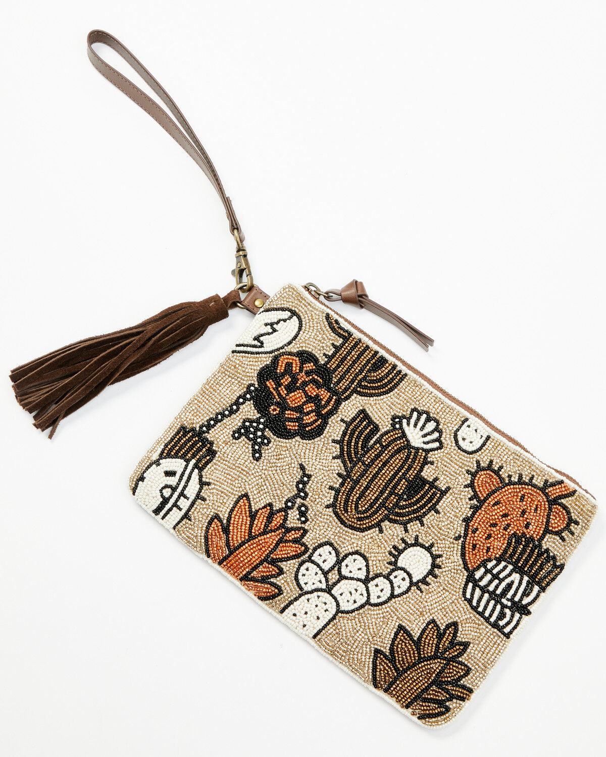 Image #1 - Shyanne Women's Beaded Cactus Clutch, Multi, hi-res